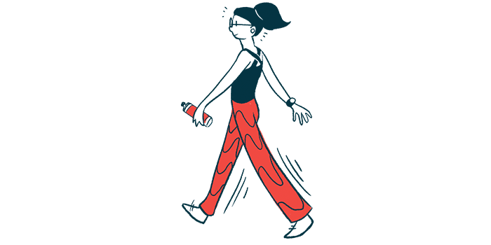 Beam | Cystic Fibrosis News Today | online platform | illustration of woman walking