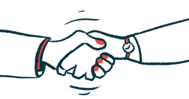 An illustration shows a close-up view of two hands clasped in a handshake.