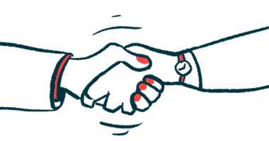 Illustration of a handshake.