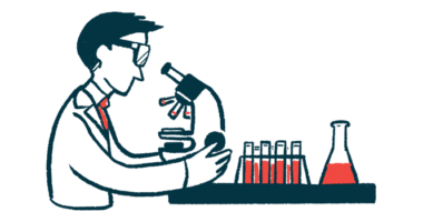 oxylipins | Cystic Fibrosis News Today | saliva | illustration of researcher using microscope in lab