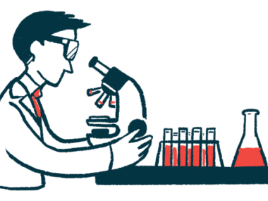 oxylipins | Cystic Fibrosis News Today | saliva | illustration of researcher using microscope in lab