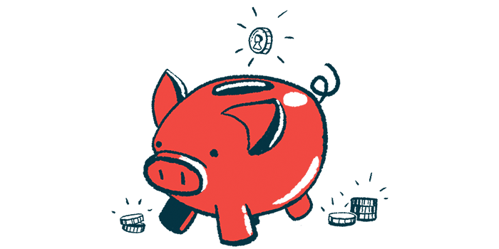 An illustration of a piggy bank surrounded by coins.