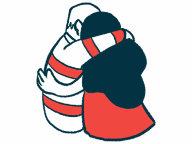 side effects of trikafta | Cystic Fibrosis News Today | mental health | illustration of two people hugging