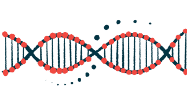 An illustration highlights the double-stranded structure of DNA.