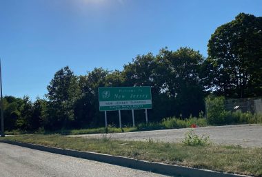 growing up in new jersey | cystic fibrosis news today | A sign along the New Jersey Turnpike says "Welcome to New Jersey"