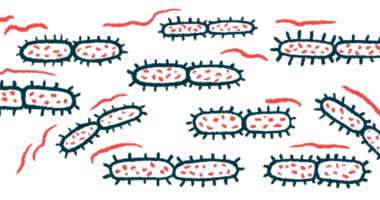 A bunch of bacteria is shown in this illustration.