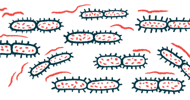 A bunch of bacteria is shown in this illustration.
