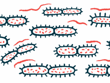 A bunch of bacteria is shown in this illustration.