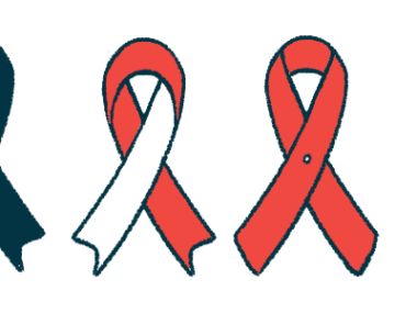 An illustration shows disease awareness ribbons.