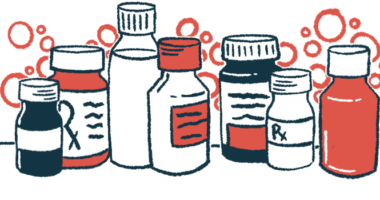 Various types of medication in bottles are shown.