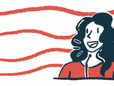 A speaker makes an announcement using a microphone.