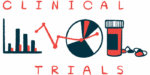 A bar graph, a pie graph, and a prescription bottle of oral medications are sandwiched between the words 