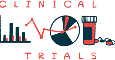 A bar graph, a pie graph, and a prescription bottle of oral medications are sandwiched between the words 