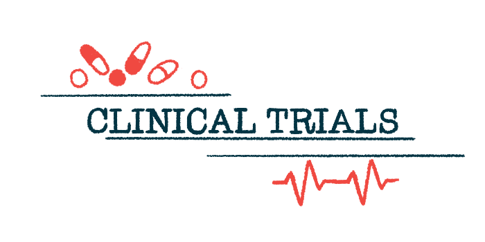 An illustration of the words 'clinical trials.'