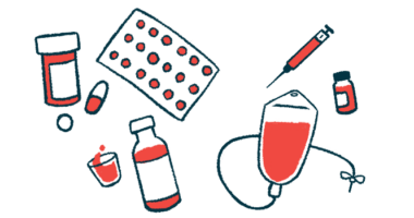 The illustration shows several types of medicines and treatments.