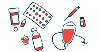 The illustration shows several types of medicines and treatments.