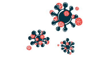 An illustration provides a close-up look at bacteria.