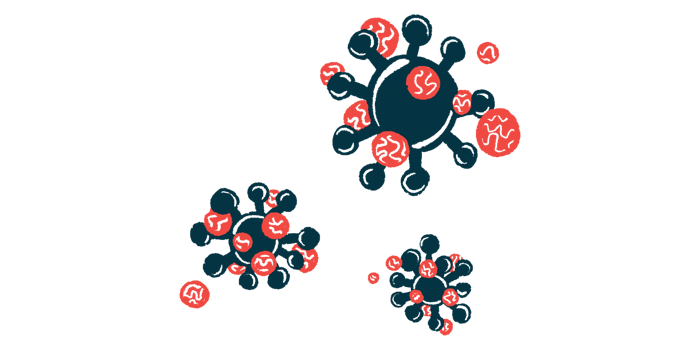 An illustration provides a close-up look at bacteria.