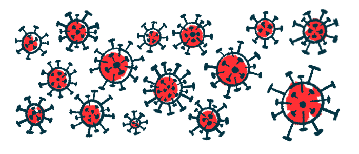 An illustration of various sphere bacteria.