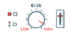A risk dial with the 
