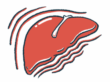 An illustration shows a human liver.