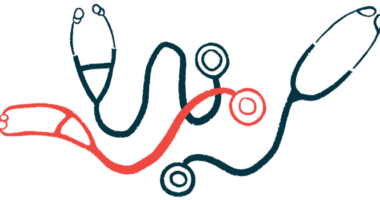 An illustration shows two black stethoscopes and a red one.